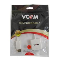 VCOM DisplayPort (M) to HDMI (F) White Retail Packaged Display Adapter